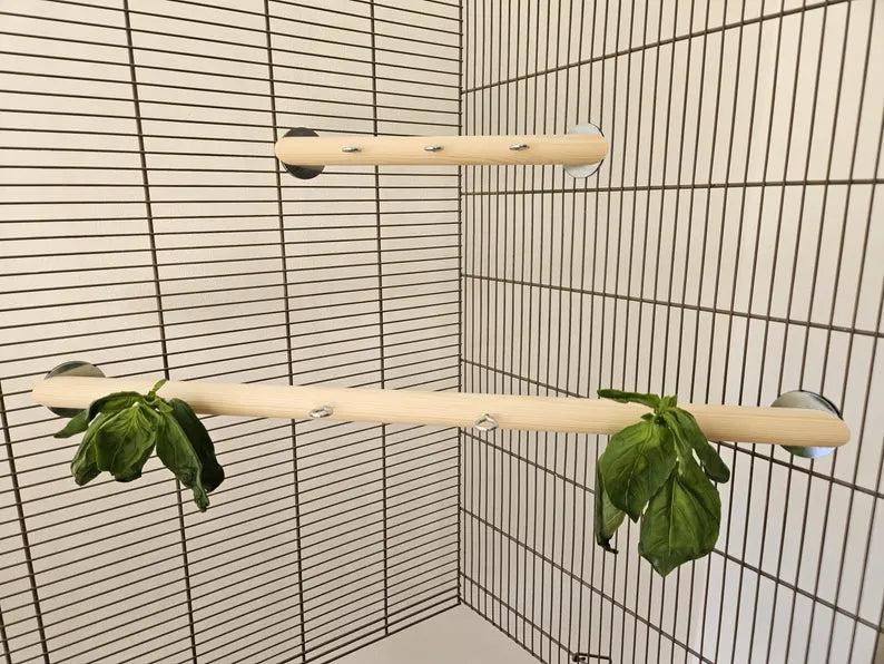 Corner Perch Bundle (2pcs) - Pet Cage Accessories