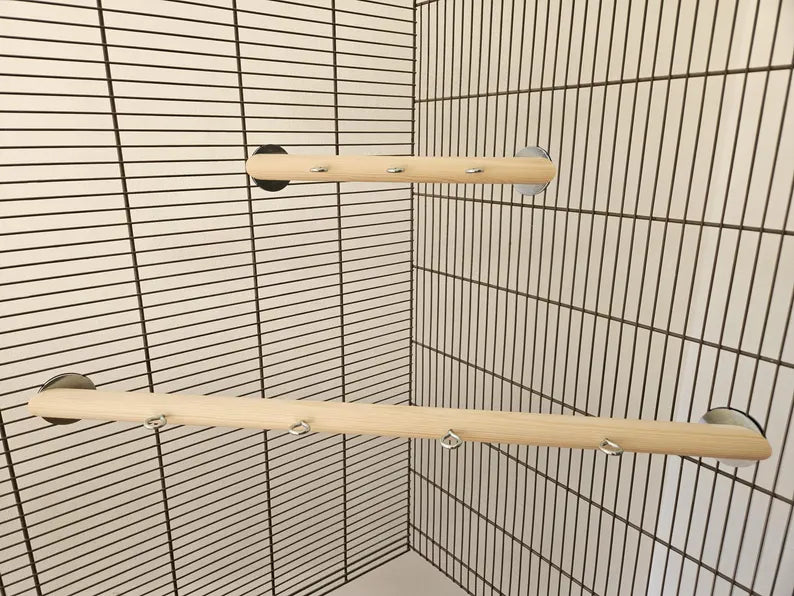 Corner Perch Bundle (2pcs) - Pet Cage Accessories